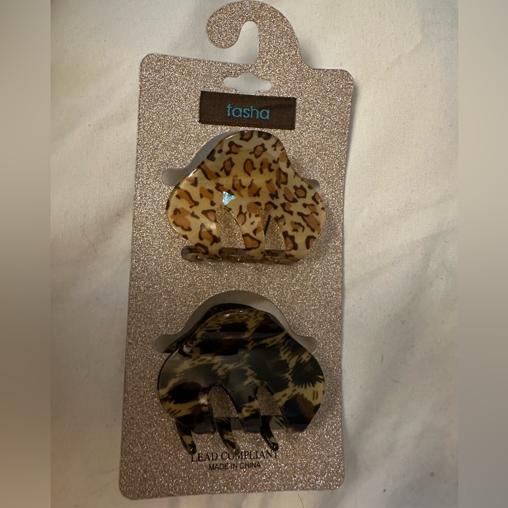 Tasha claw style hair clips 2 pack‎